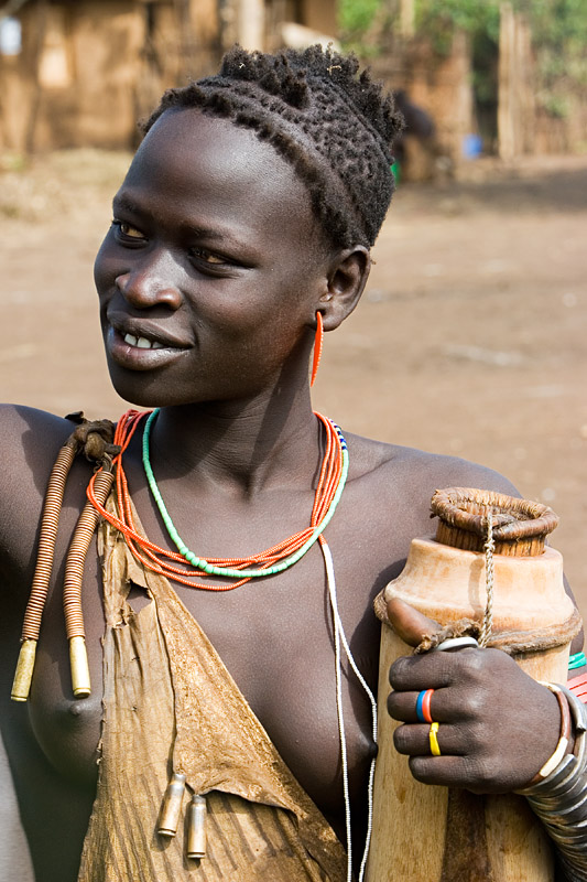 Very Young African Tribe Girls