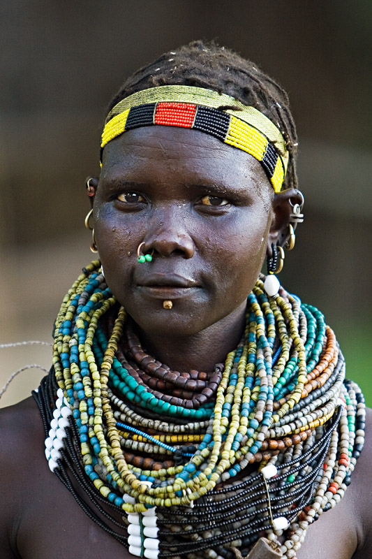 159 Woman from the Nyangatom tribe