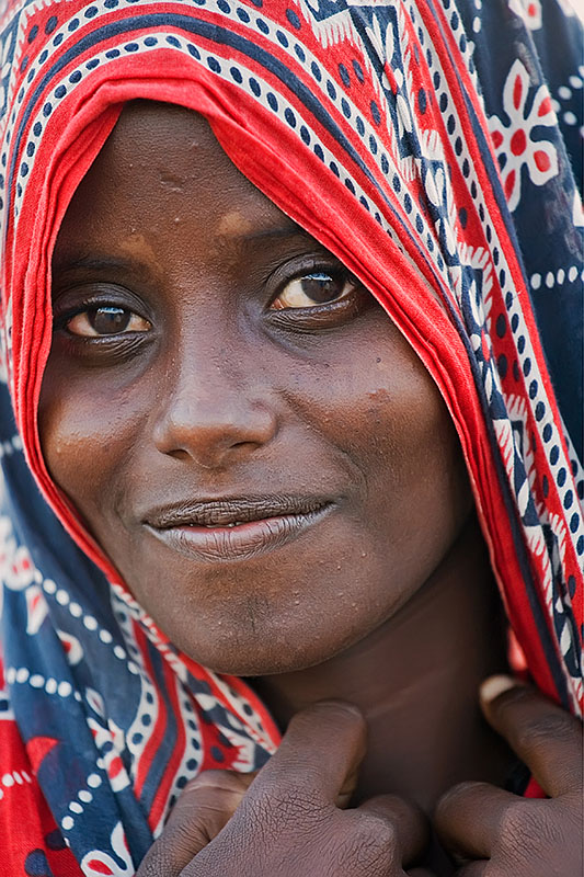 72 Young afar woman